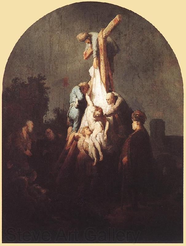 REMBRANDT Harmenszoon van Rijn Deposition from the Cross fgu Spain oil painting art
